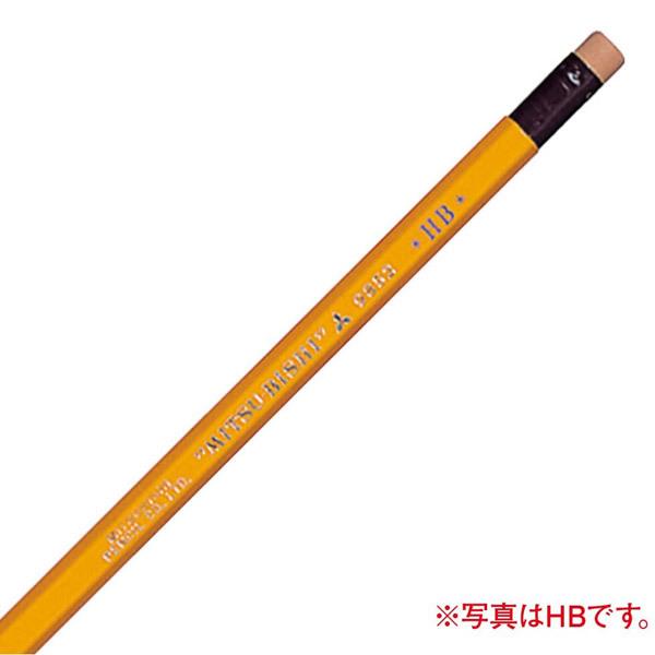 6個までメール便OK】三菱鉛筆 事務用鉛筆 9852 (消しゴム付) [B] 六角