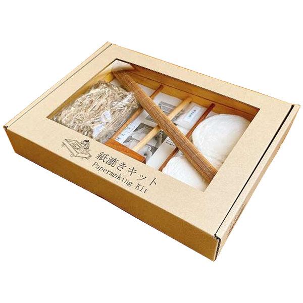 MOLZA美の紙工房 紙漉きキット すきけた すあみ 水取用シート 木槌 楮