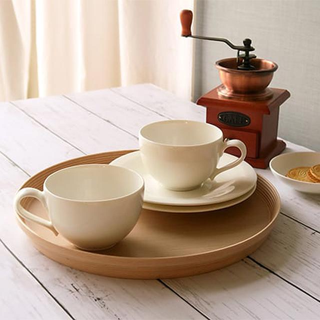 トレイ-S オーソドックスなオーバル型の優しいフォルム どんなシチュエーションでも食卓をお洒落に演出 ナチュラル 5229 BUNACO/ブナコ | BUNACO | 05