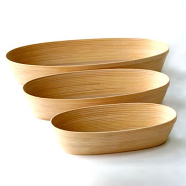 ブナコ製コスメティックトレイ・ナチュラル Lサイズ ｃ627 お洒落なオーバル型フォルム お化粧道具や小物をまとめて ギフト・プレゼントに 3% BUNACO | BUNACO | 06