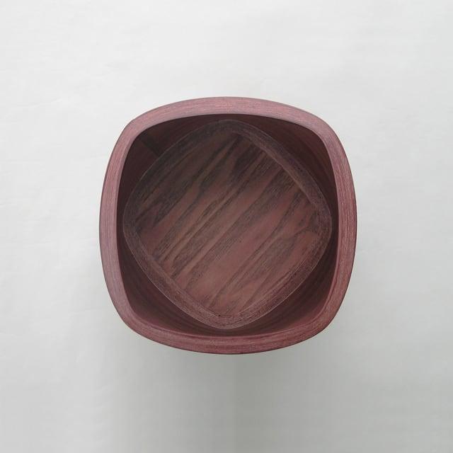 ブナコ ダストボックスTwist3・L 四角柱をひねったブナコの製法が生み出した独特のフォルム ゴミ箱専用インナー付きで清潔（4colors）3%OFF BUNACO_1