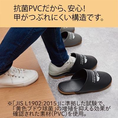 海外限定 キングジム 靴のまま履ける抗菌スリッパ Lサイズ 29cmの靴を履いた方 Slp10 L 黒 Neotextreview Com
