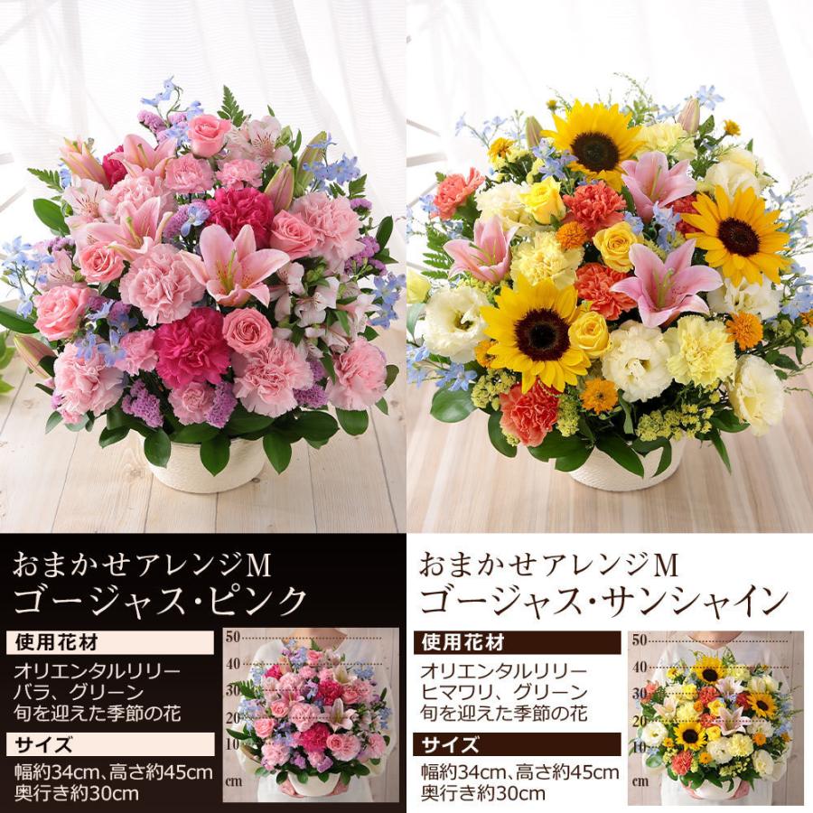 花 誕生日 プレゼント ギフト あすつく 14時まで おまかせアレンジメント 花束 Mサイズ 送料無料 クリスマス 生花 お花 女性 バラ ユリ バルーン お祝い Usual 001 Bunbun Bee 通販 Yahoo ショッピング