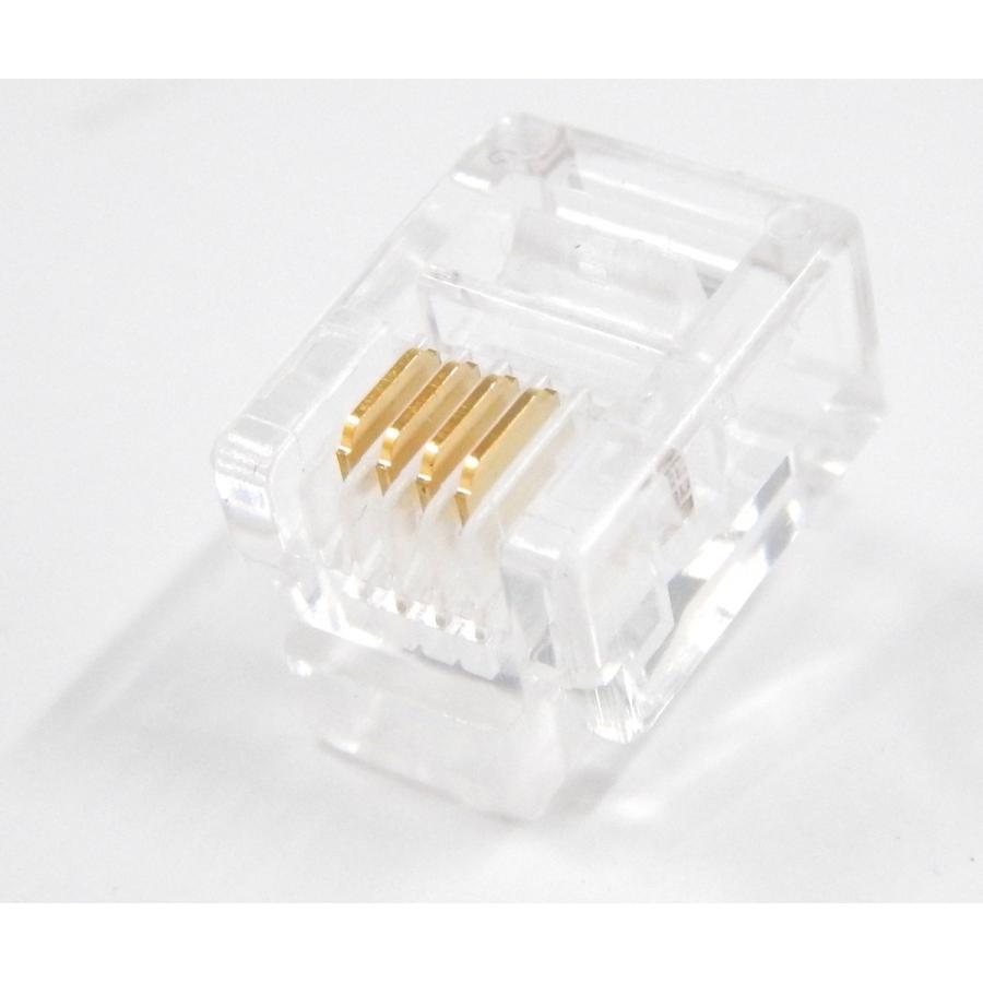 6極4芯モジュラープラグ(100個入り) 64P-SNW : BUNBUN SHOP - 通販