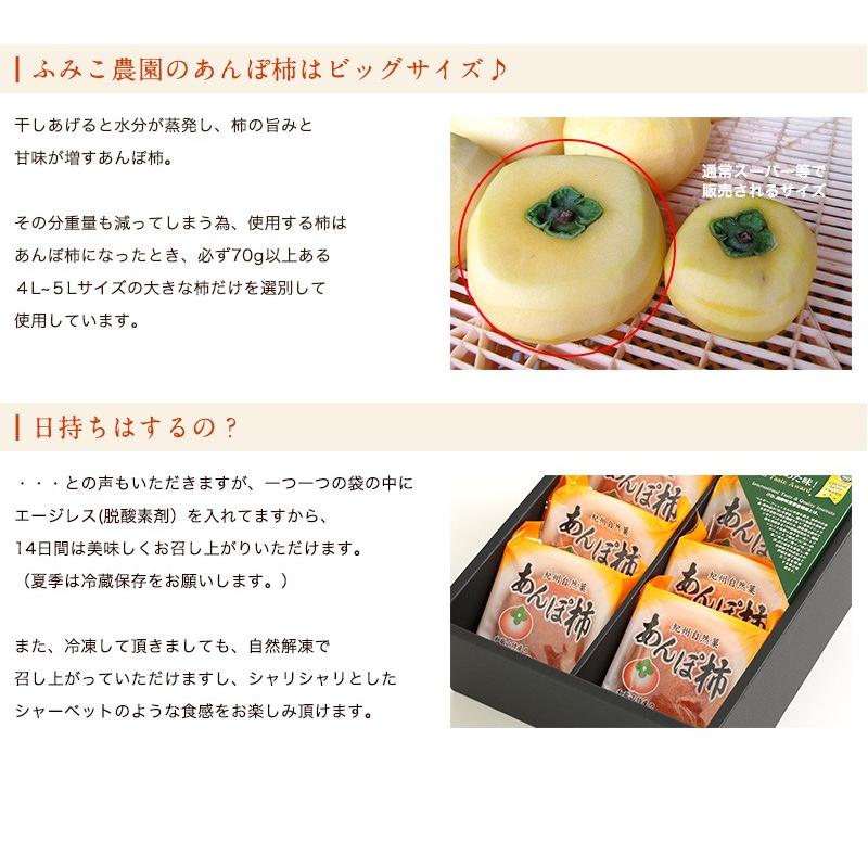 内祝い ギフト ギフト プレゼント 健康 スイーツ 無添加 紀州自然菓「あんぽ柿」8個入 お口でとろける自然の甘み  送料無料 和菓子 (fy5)｜bundara｜16