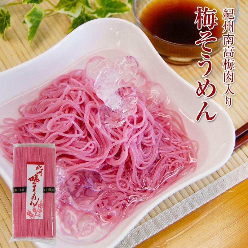 内祝い ギフト 紀州梅そうめん 250g ※めんつゆは別売りです。(fy2)｜bundara