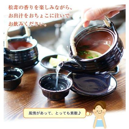 【新品未使用】土瓶蒸しセット　6客　松茸の土瓶蒸しなどに◎ ツル付き土瓶　受け皿　お猪口サイズの器 Amazon.co.jp: ふみこ農園 松茸の土瓶蒸し（中身のみ）3食セット 本格