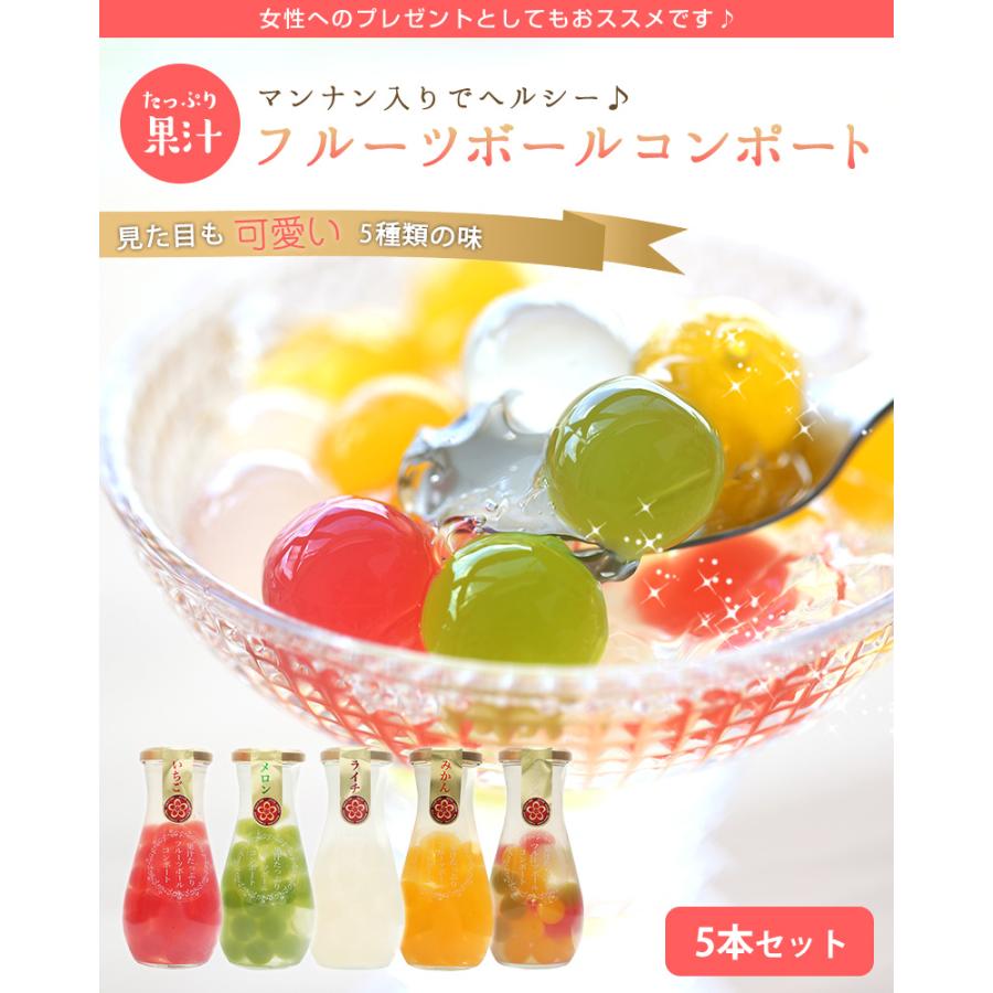 ギフト プレゼント スイーツ 果汁たっぷり！フルーツゼリーボール