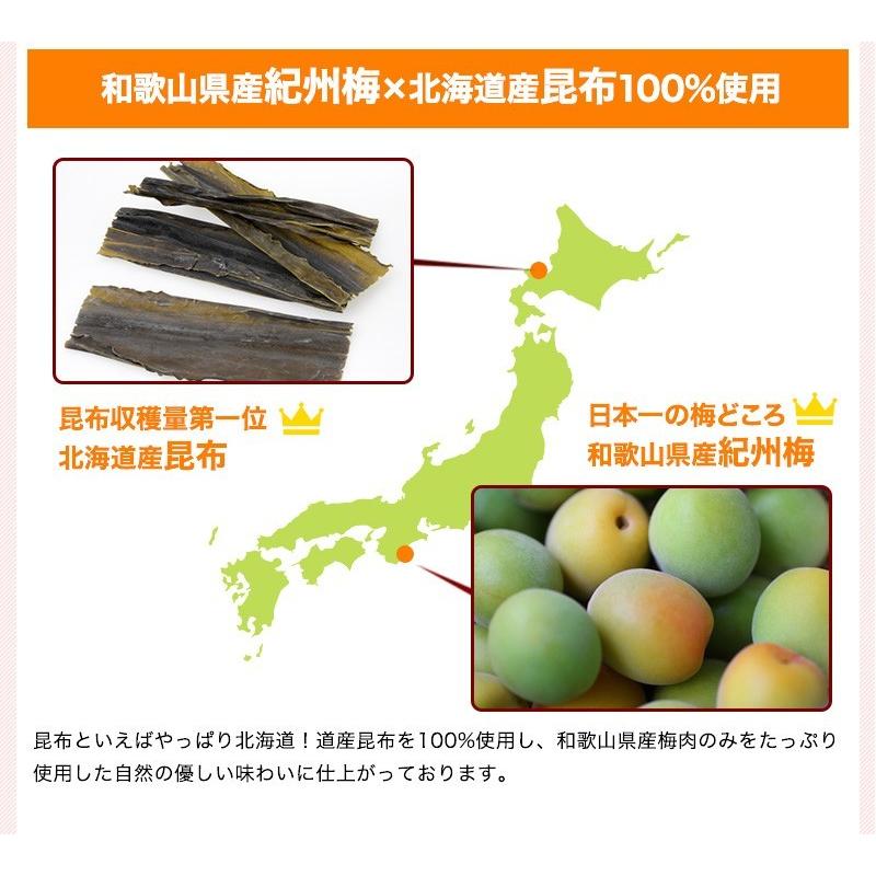 内祝い ギフト おしゃぶり梅こんぶ（梅昆布）3個セット 1袋27g (fy3