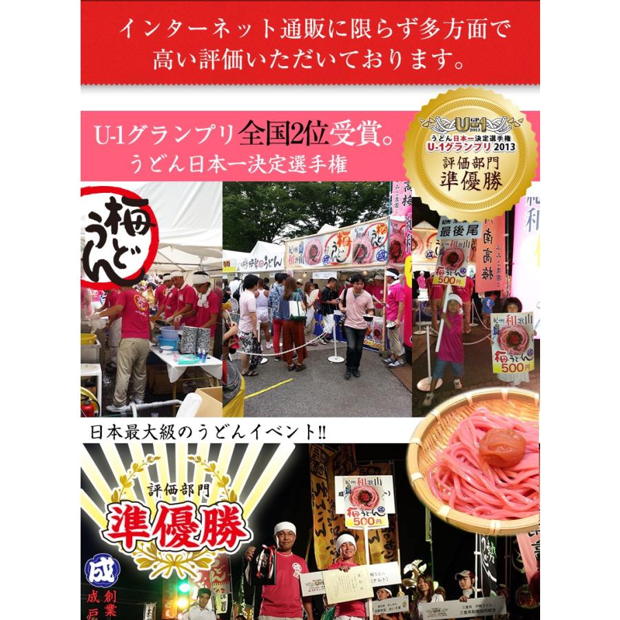 母の日 プチギフト 手みやげにも！紀州冷し 梅うどん 4食めんつゆ付 冷しうどん、かけうどんのつゆが選べます！ 全国送料無料！ |  | 04