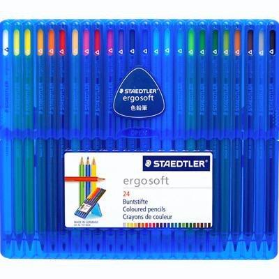 ステッドラー（STAEDTLER） エルゴソフト色鉛筆24色/157SB24 : 文具