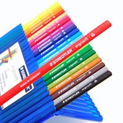 ステッドラー（STAEDTLER） エルゴソフト色鉛筆24色/157SB24 : 文具