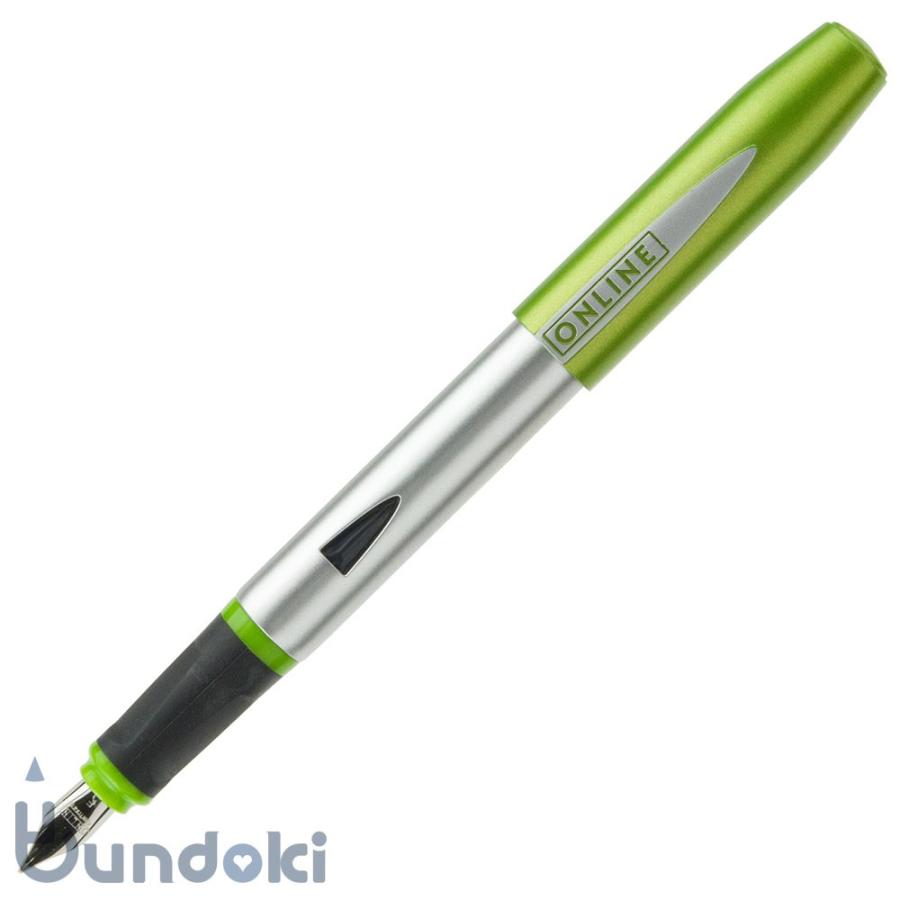 ONLINE オンライン スウィッチ万年筆・グリーン (細字・F) : 文具通販