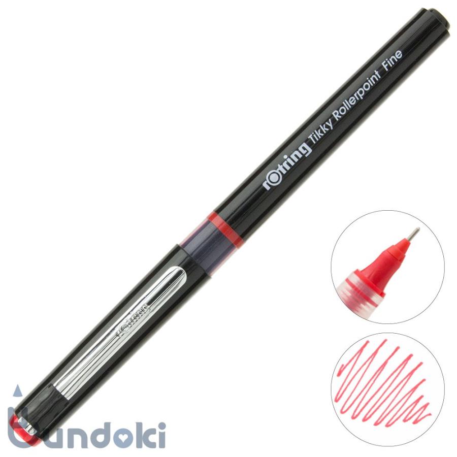 ロットリング ROTRING Tikky ティッキーローラーポイント F (レッド