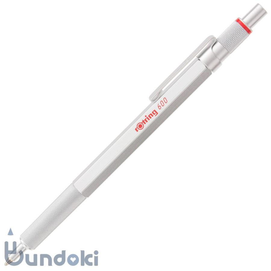 ロットリング ROTRING 600 ボールペン (シルバー) : 文具通販 ブンドキ