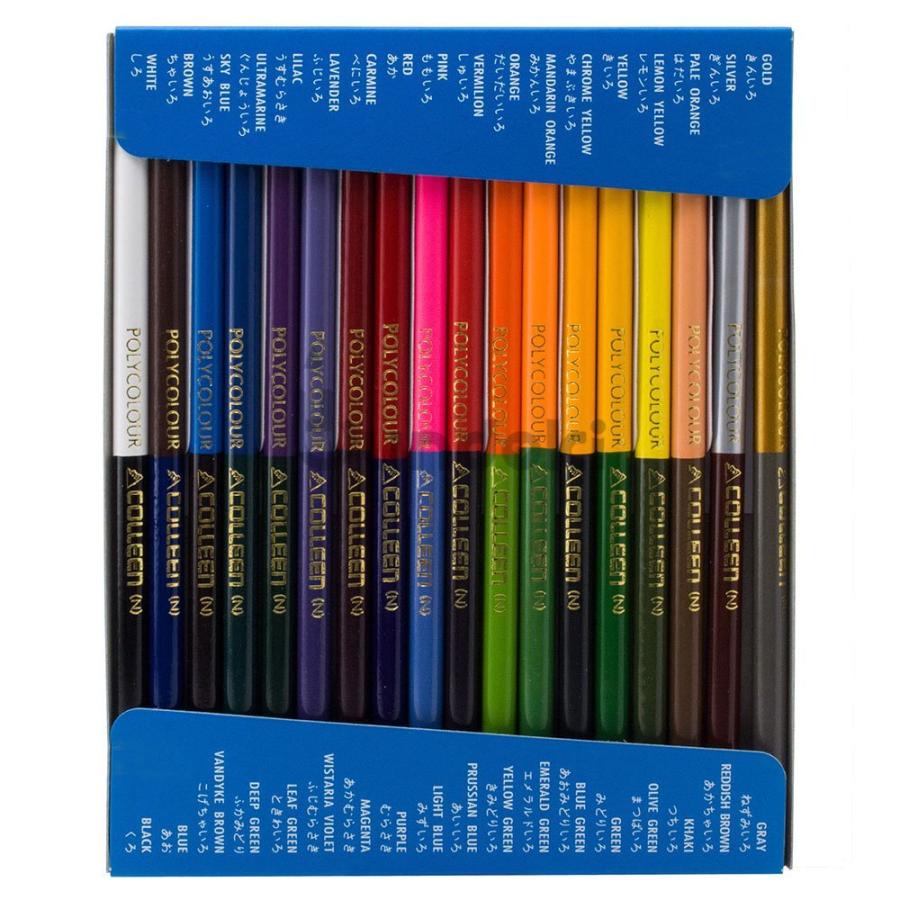 コーリン色鉛筆 colleen 785丸 18本36色紙箱入り色鉛筆 : 文具通販
