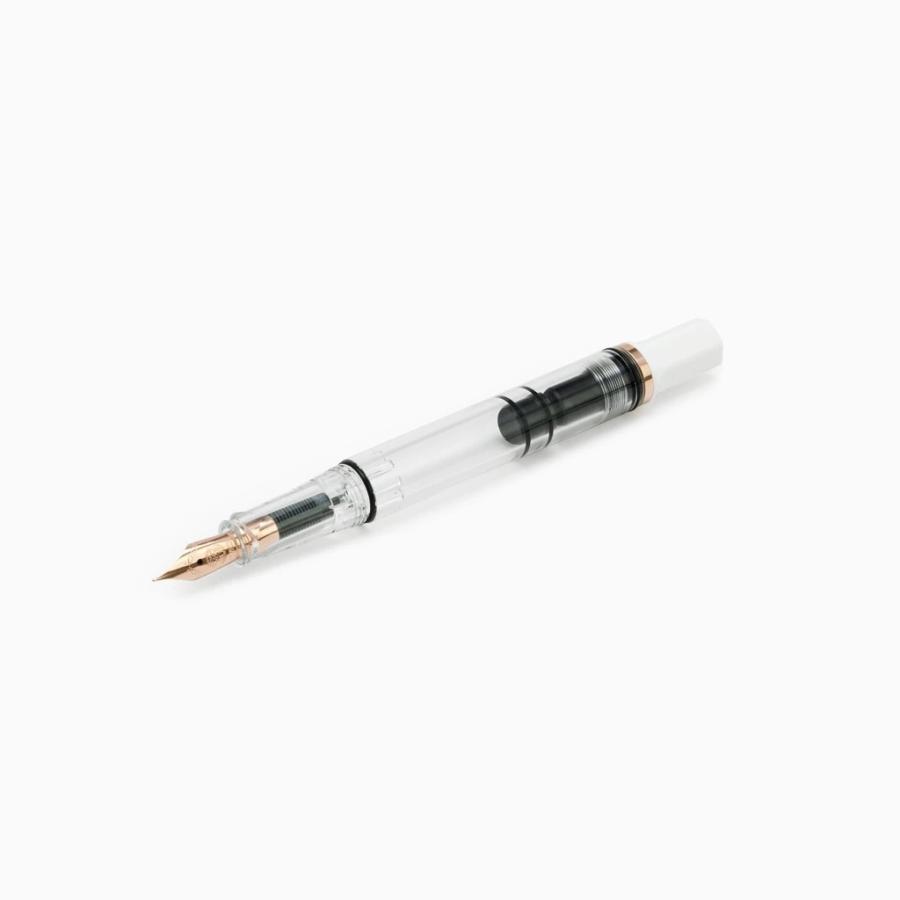 TWSBI ECO ホワイト ローズゴールド 中字 未使用 TWSBI（ツイスビー） ECO エコ ホワイト ローズゴールド (M 中字