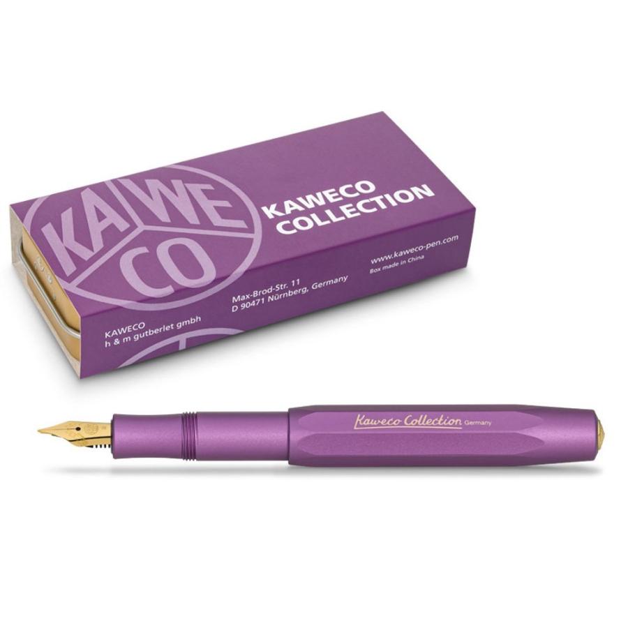 カヴェコ　万年筆　Kaweco コレクション　ヴァイブラント　バイオレット　EF Kaweco KAWECO カヴェコ 2021 Collection 万年筆 Vibrant Violet