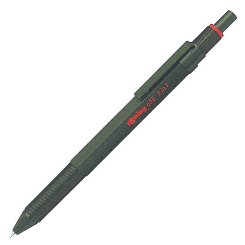 ロットリング ROTRING 600 3 in 1 (カモフラージュグリーン) : 文具