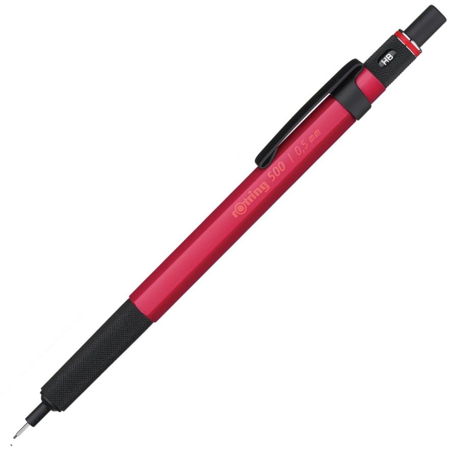 ロットリング ROTRING 500製図用シャープペンシル(0.5mm レッド