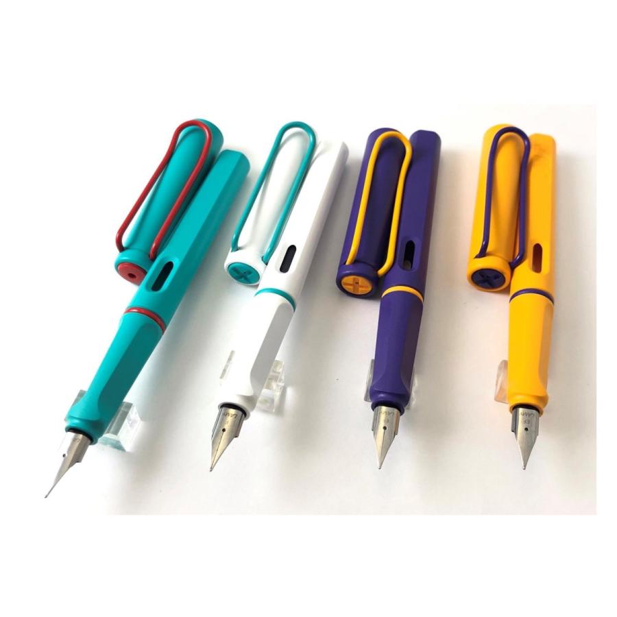 万年筆 LAMY Safari ヴァイオレットｘ黄色クリップ LAMY ラミー SAFARI 万年筆 ヴァイオレット黄色クリップ (F 細字