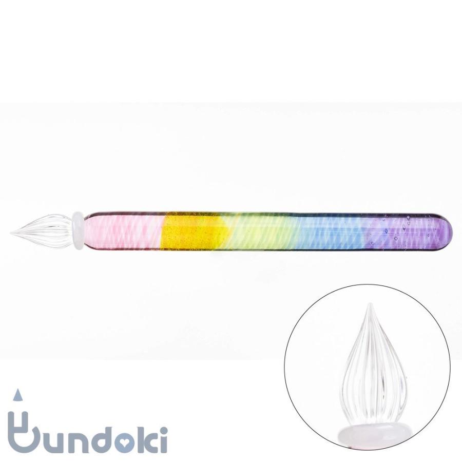 K*i様 ぐり工房 ガラスペンショート レインボー Rainbowショート