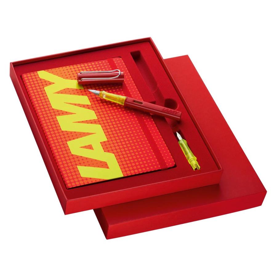 限定品　LAMY　アルスター　グローシーレッド　万年筆セット LAMY（ラミー） アルスター万年筆・グロッシーレッド 万年筆 セット