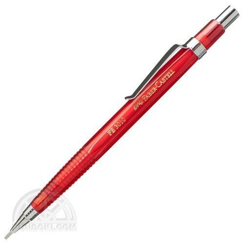 最新作 FABER-CASTELL ファーバーカステル 製図用シャープペンシル FE3010 赤 0.3mm 大感謝セール