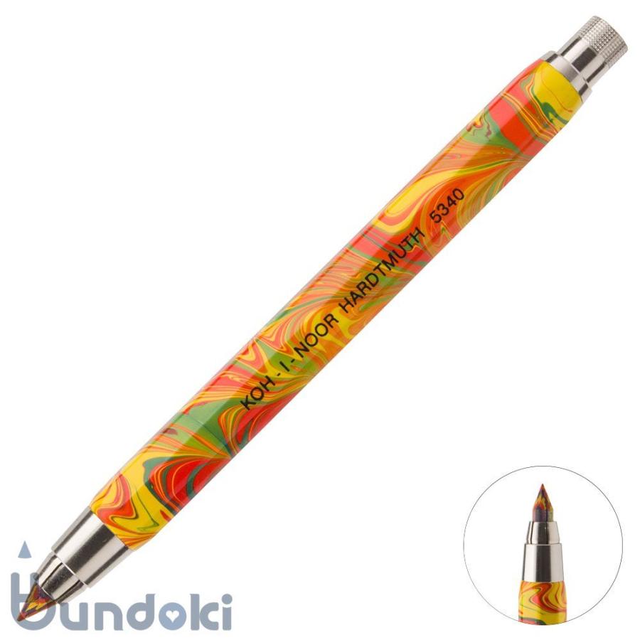 コヒノール（KOH-I-NOOR） 5.6ミリマーブル柄芯ホルダー5340 : 文具