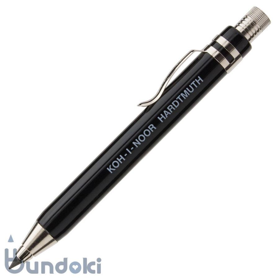コヒノール（KOH-I-NOOR） ドロップ式3.2ミリ芯ホルダー5358(ブラック