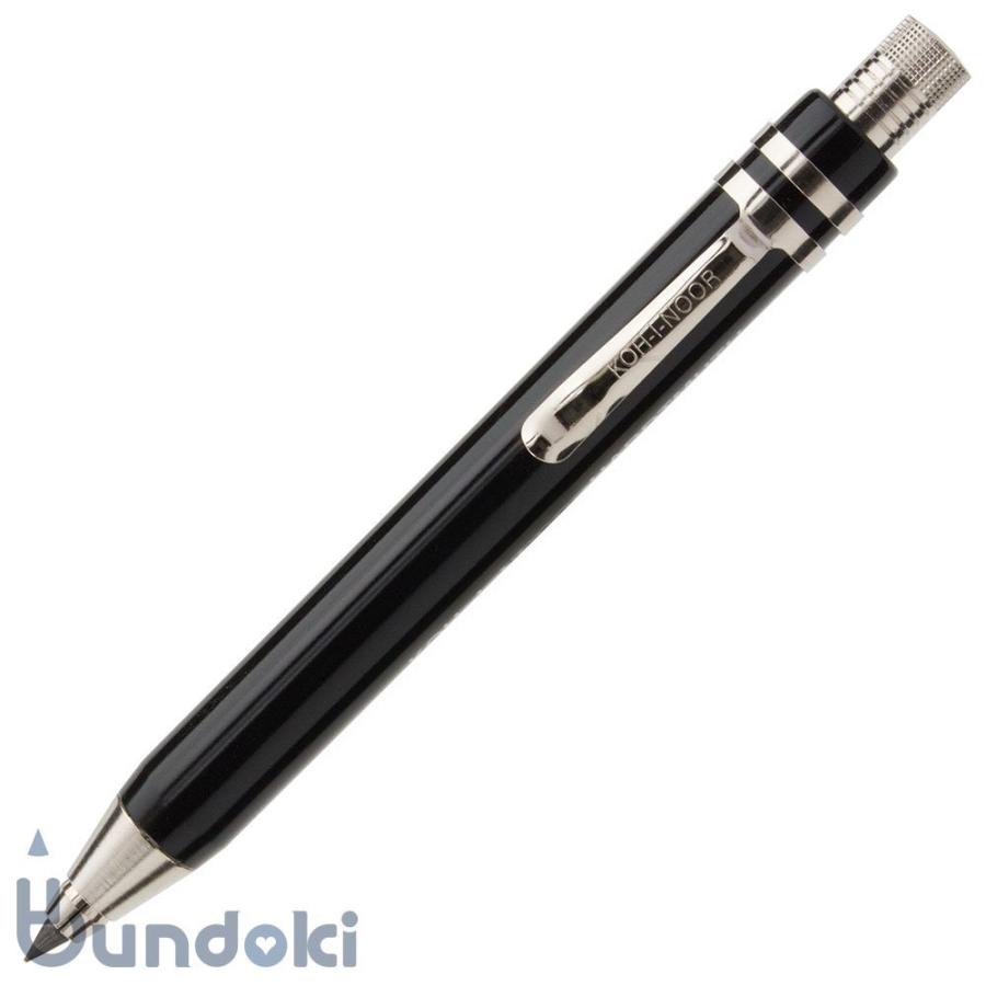 コヒノール（KOH-I-NOOR） ドロップ式3.2ミリ芯ホルダー5358(ブラック