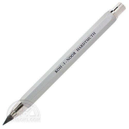 コヒノール（KOH-I-NOOR） 5.6ミリ芯ホルダー5340(シルバー) : 文具