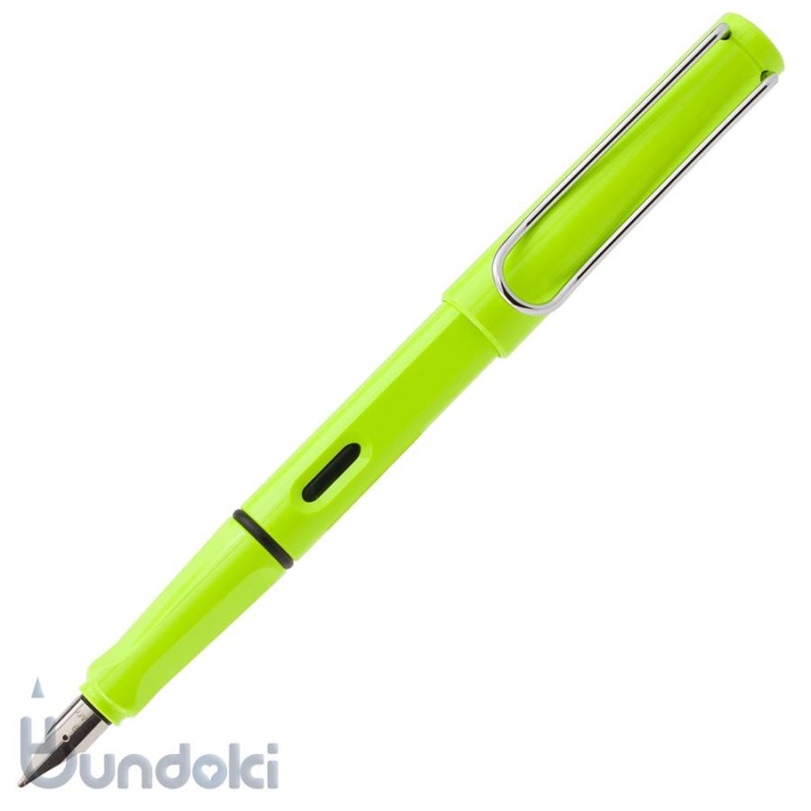 LAMY（ラミー） SAFARI 万年筆 ネオンライム(M 中字)2015限定色 : 文具