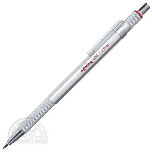 rotring ロットリング 600 芯ホルダー 2.0 シルバー軸　廃盤品 ロットリング ROTRING/ロットリング 600シリーズ 2mm芯ホルダー