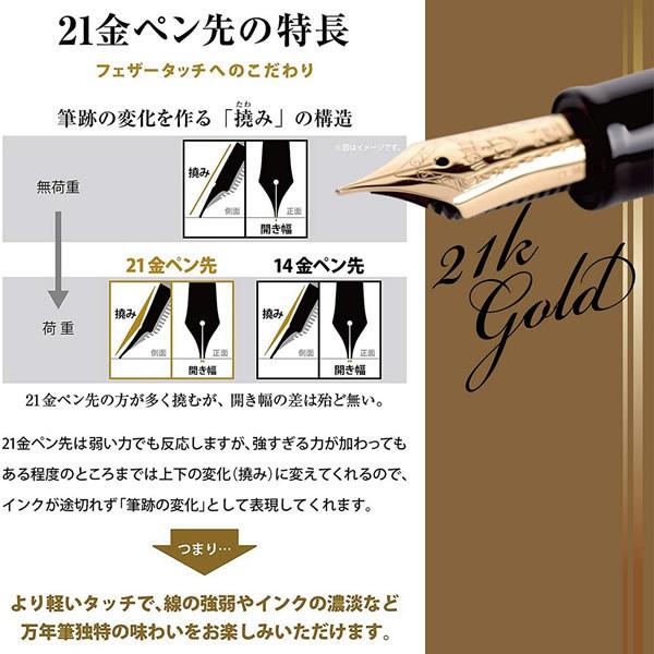 セーラー万年筆／プロフェッショナルギア 金 万年筆 ブラック 