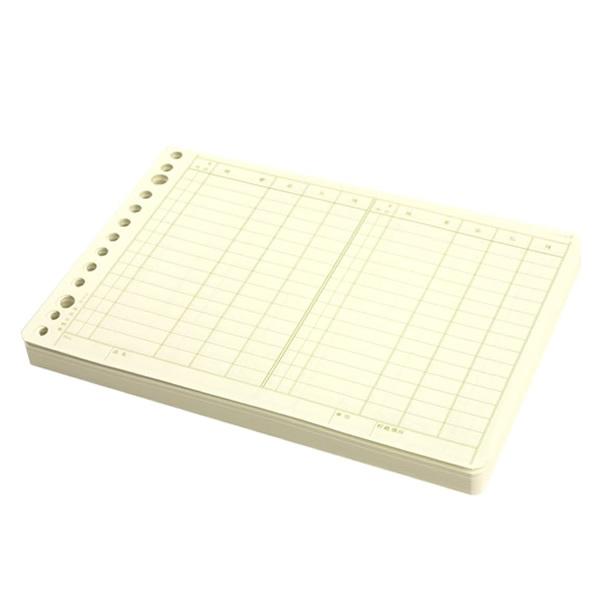 B6横型】コクヨ／一色刷りルーズリーフ（リ-375）物品出納帳A 15