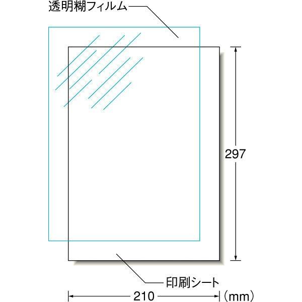 【A4判・ノーカット】エーワン／インクジェット対応ラベル・転写シール・タトゥーシール（52102）透明タイプ　二次曲面・プラスチック・肌など／A-one｜bungle｜02