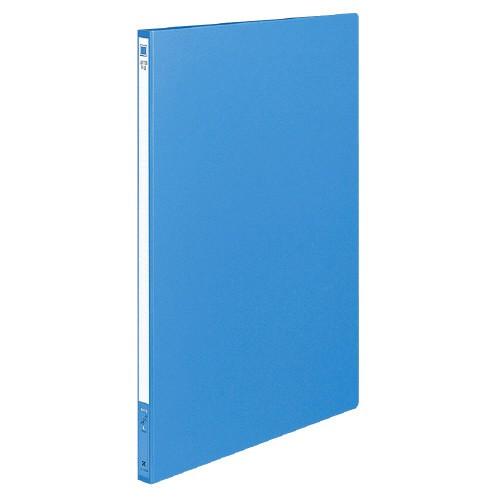 【B4-S・縦型】コクヨ／レターファイル・色厚板紙（フ-554B）青　2穴　収容枚数120枚　スライドコマが固定されてセットしやすい！ KOKUYO | 