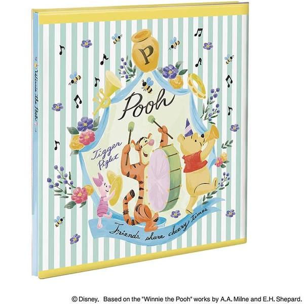 ハイクオリティ ナカバヤシ フヤスアルバム Lサイズ 白フリー台紙10枚 くまのプー