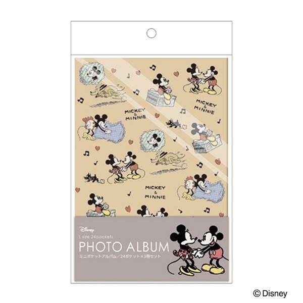 ナカバヤシ／ポケットアルバム3冊セット L判2段計72枚 ディズニー