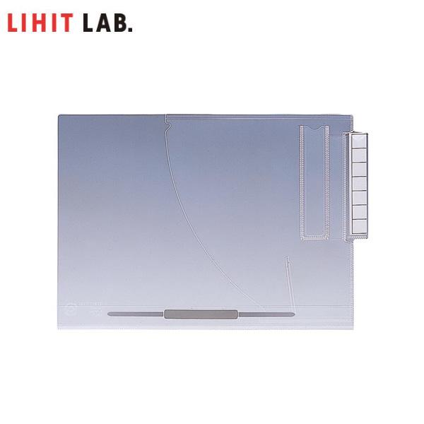 【A4サイズ】LIHIT LAB.（リヒトラブ）／カルテフォルダー　ファスナー付 50枚入り（HK714U）伝票やカルテを一時保管できるポケット、ＩＤカード用スリット付き