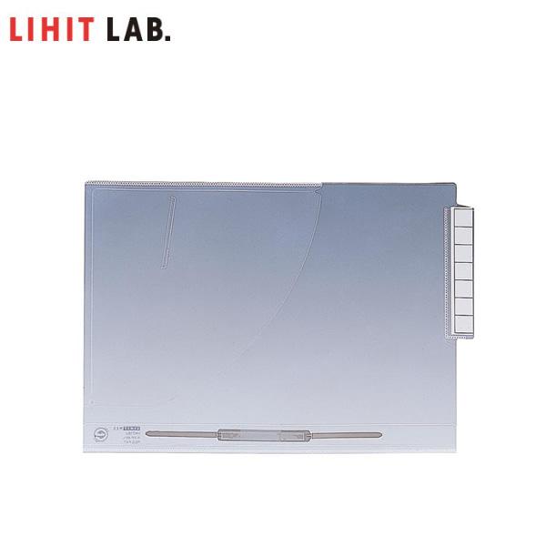 【送料無料・A4サイズ】LIHIT LAB.（リヒトラブ）／カルテフォルダー　ファスナー付 50枚入り（HK718U）伝票やカルテを一時保管できるポケット スリット付き
