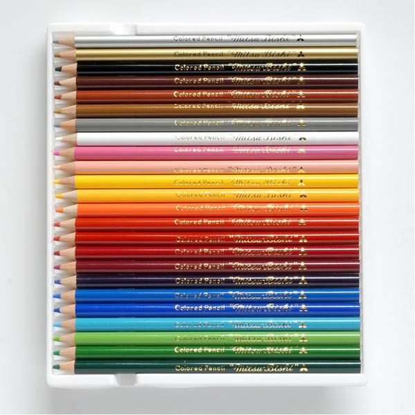 三菱鉛筆／色鉛筆 850 黄 24色 (K85024C.2) 幅広くご使用いただける