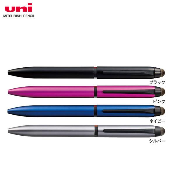 【全4色・0.5mmボールペン3色＋タッチペン】三菱鉛筆／ジェットストリームスタイラス（SXE3T18005P）（SXE3T-1800-05）筆記もタッチもなめらか、快適！｜bungle