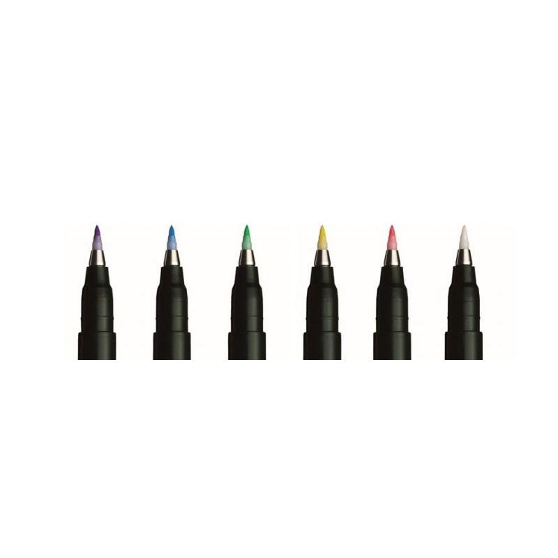 【全6色】トンボ鉛筆／水性サインペン 筆之助筆之助しなやか仕立てパステルカラー（WS-BH） 文字書き、イラスト、ハンドレタリングなどに最適です。｜bungle｜06