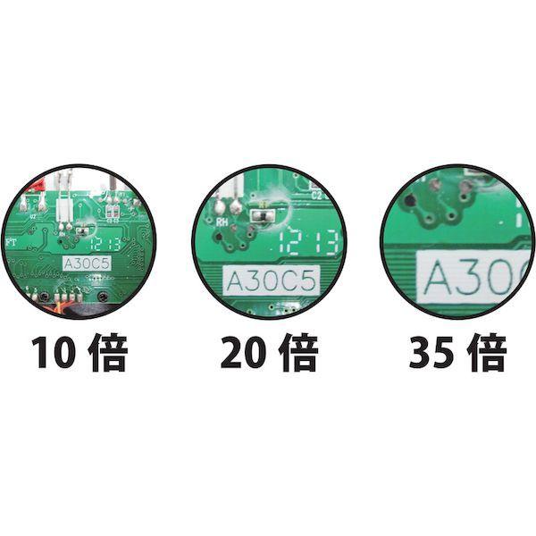 あすつく対応 「直送」 WHE-200LED ワイヤーヘッドライト付アイルーペ 倍率２０倍 ワイヤーヘッドライト付アイルーペ リーフ 京葉光器_1