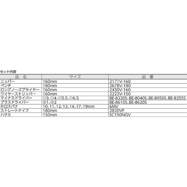 あすつく対応 「直送」 バーコ 3045V2 1000V絶縁工具セット 19点セット 437-1232_1