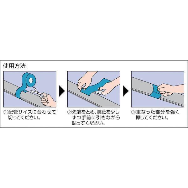 あすつく対応 「直送」 ユニット AC20S 配管識別テープ その他・シルバー 小 ５０ｍｍ幅×２ｍ 412-6785 ポイント10倍｜bungoot｜02