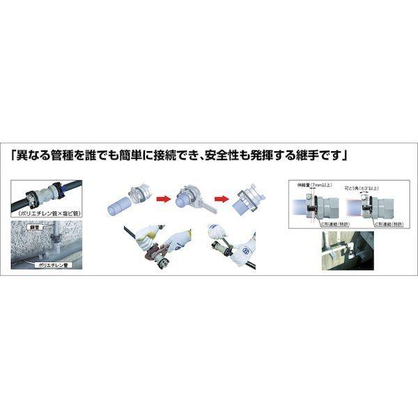 あすつく対応 「直送」 【個数：1個】ＳＫカワニシ SKXSV50 塩ビ管用継手　ＳＫＸソケットＶ５０