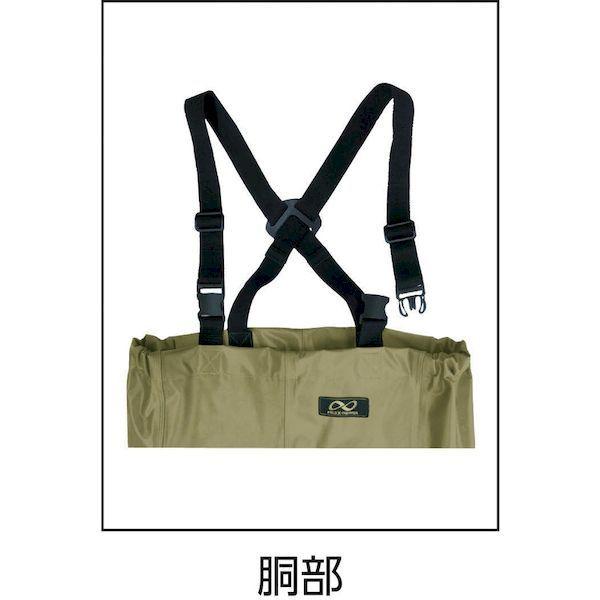 あすつく対応 「直送」 ハンシン W7926.0 Ｗ−７９　ナイロンウェーダー　先丸　２６．０ｃｍ_1